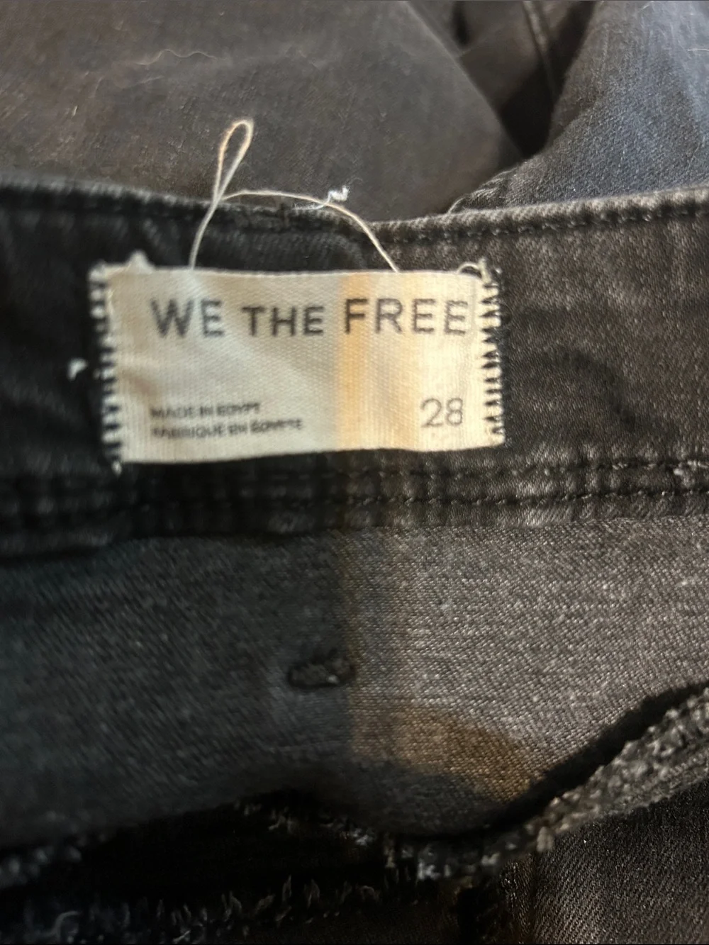 Front Yoke Wide Leg Jeans
